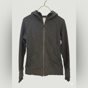 lululemon athletica Charcoal Gray Hoodie Jacket